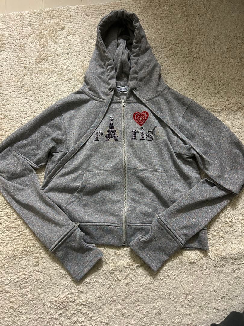 トップス Dinoworks Poris Hoodie SHINE GRAY