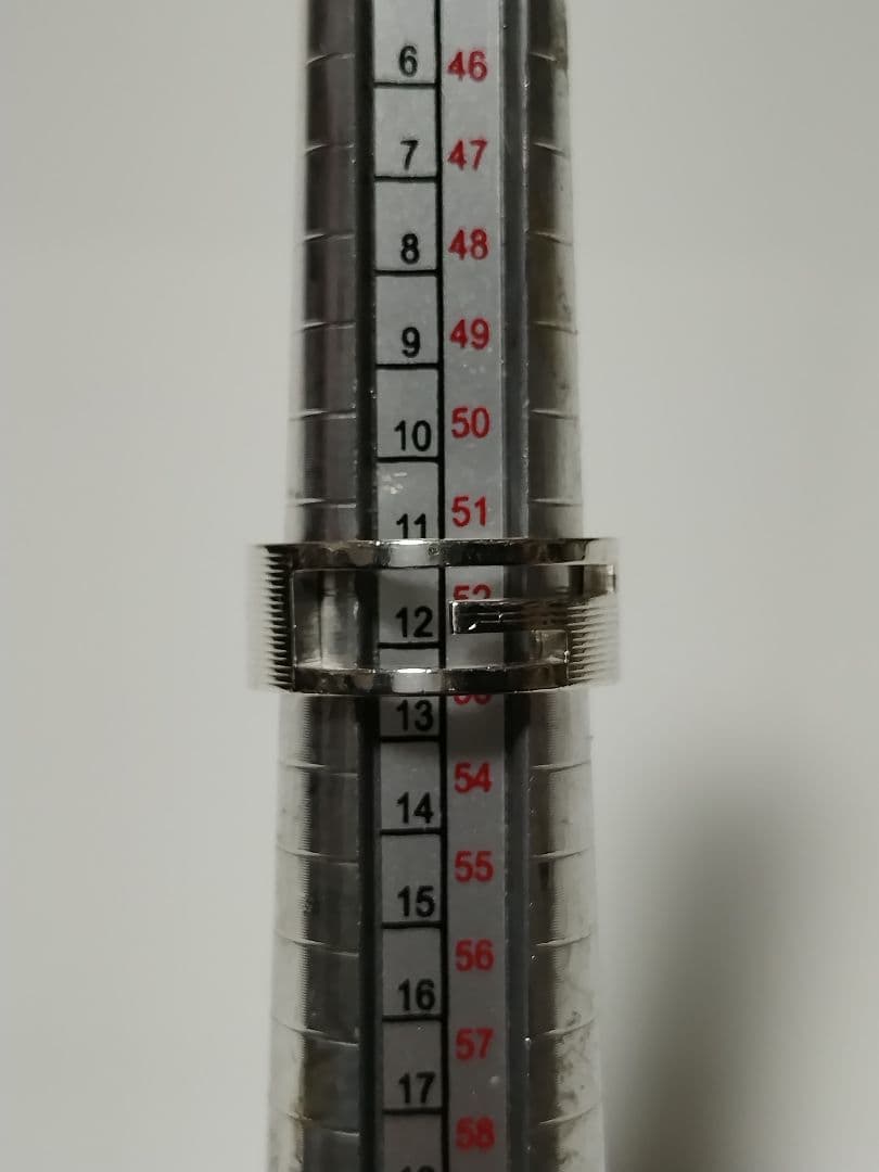 GUCCI ブランデッドGリング 12号（刻印サイズ:13）