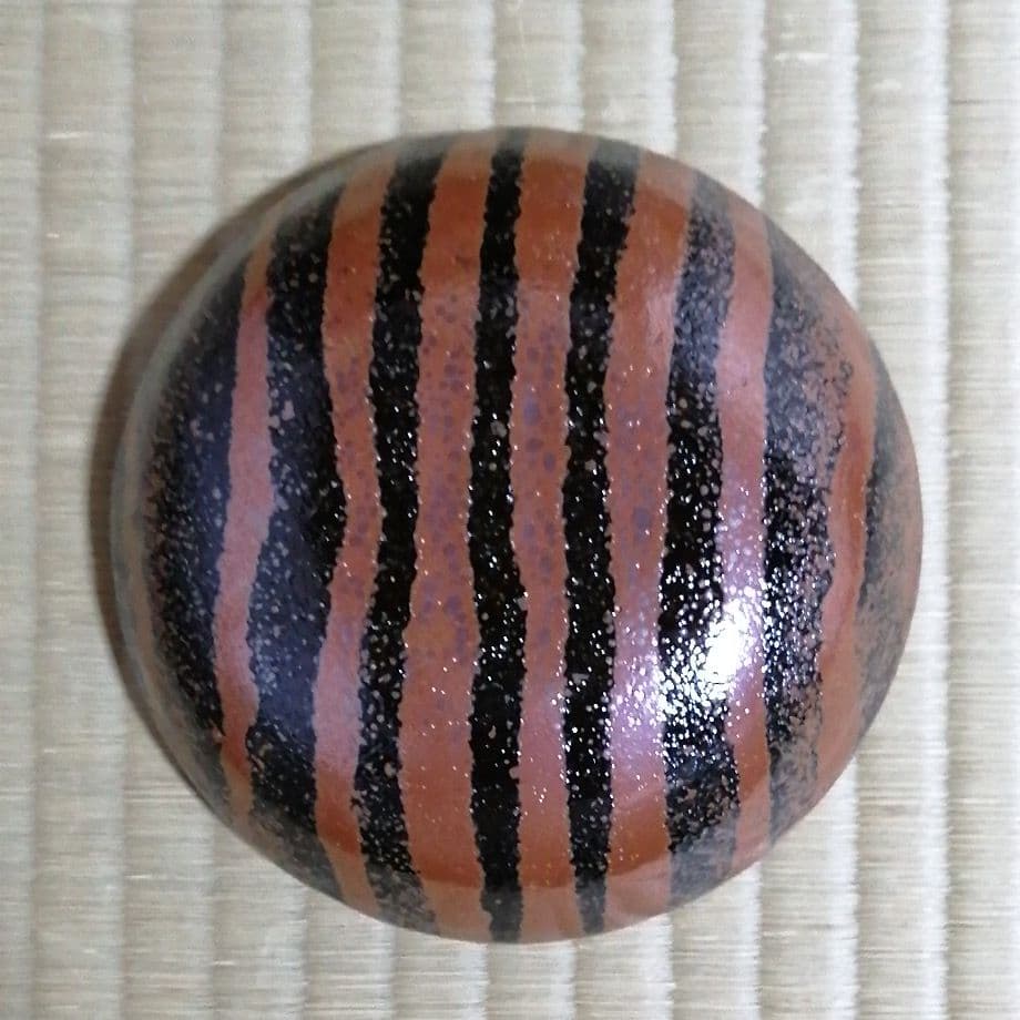 河井寛次郎　柿天目盒子