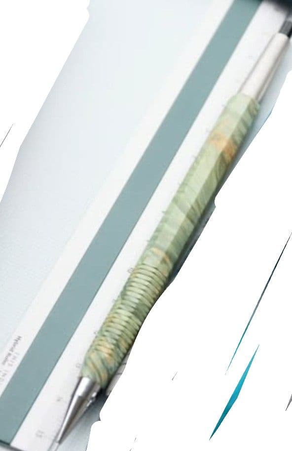 ぺんてるPG5木軸カスタムモデル溝加工、八角形タイプ　おまけあり