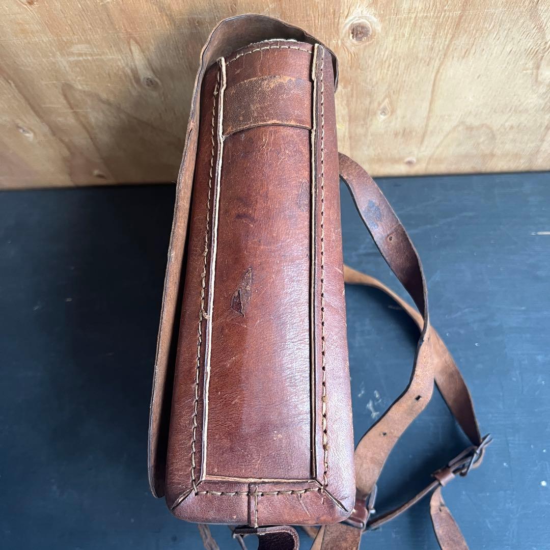 ランドセル 当時物 本革製 アンティーク カバン バッグ
