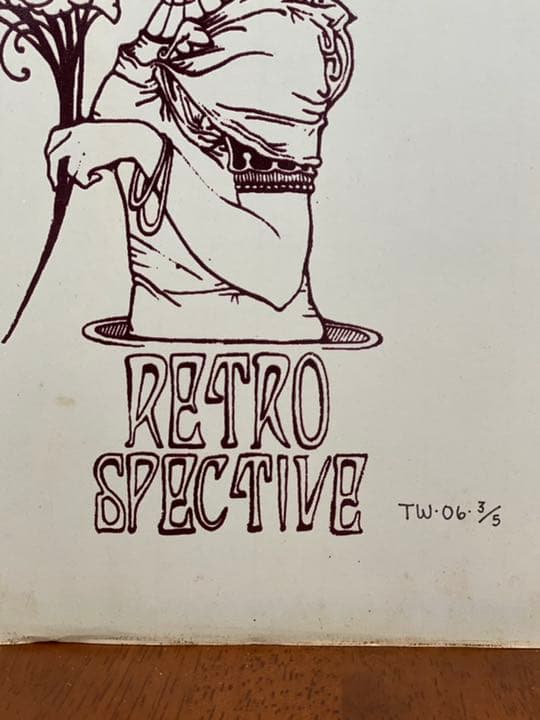 超激レア　タイラー・ウォーレン　2006年制作アート　レトロスペクティブ原画