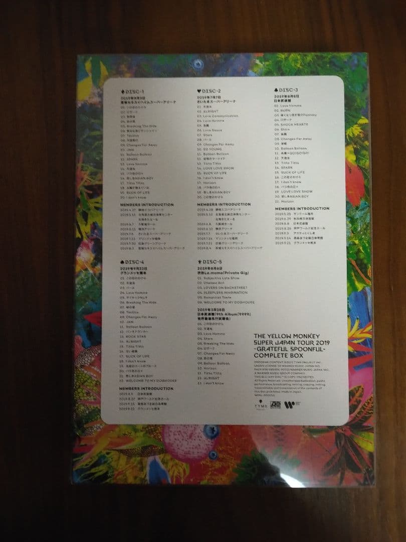 THE YELLOW MONKEY/SUPER JAPAN TOUR 2019…