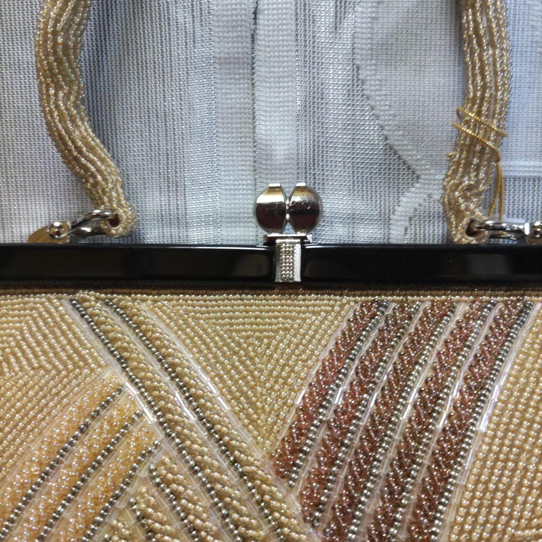 ✨大特価✨✜【絶品】高級品　ビーズバック　お値段半額以下　タグ付き