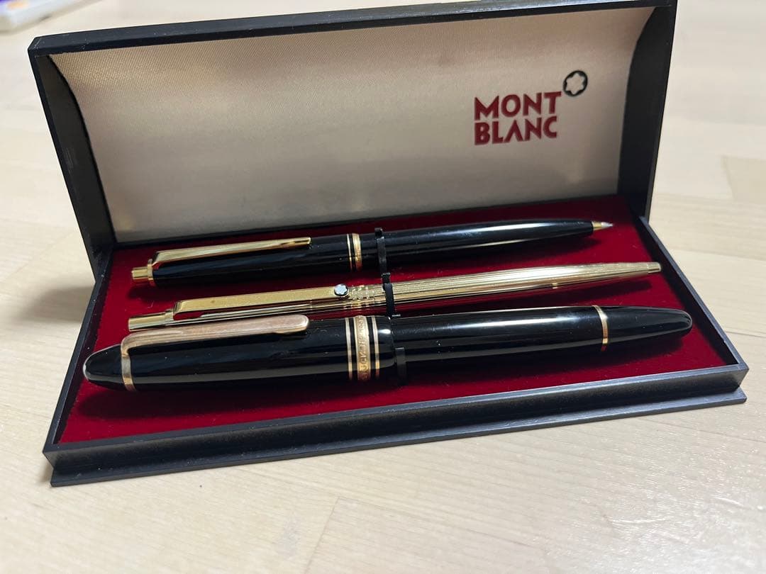 【セール】MONT BLANC 万年筆149 ボールペン　シャーペン3点セット！