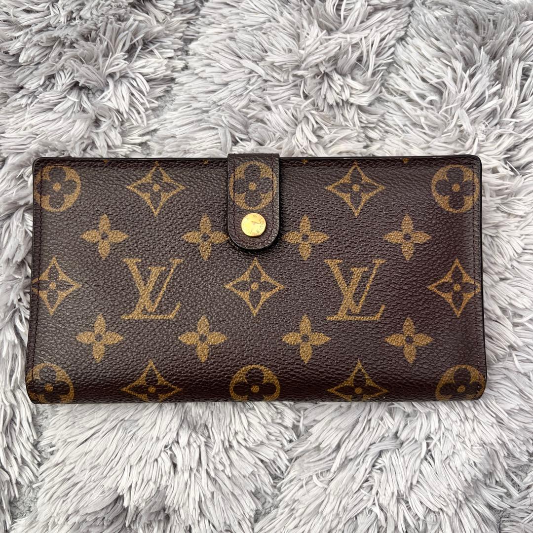 美品　ルイヴィトン　コンチネンタル　クラッチ　折り財布　がま口　モノグラム