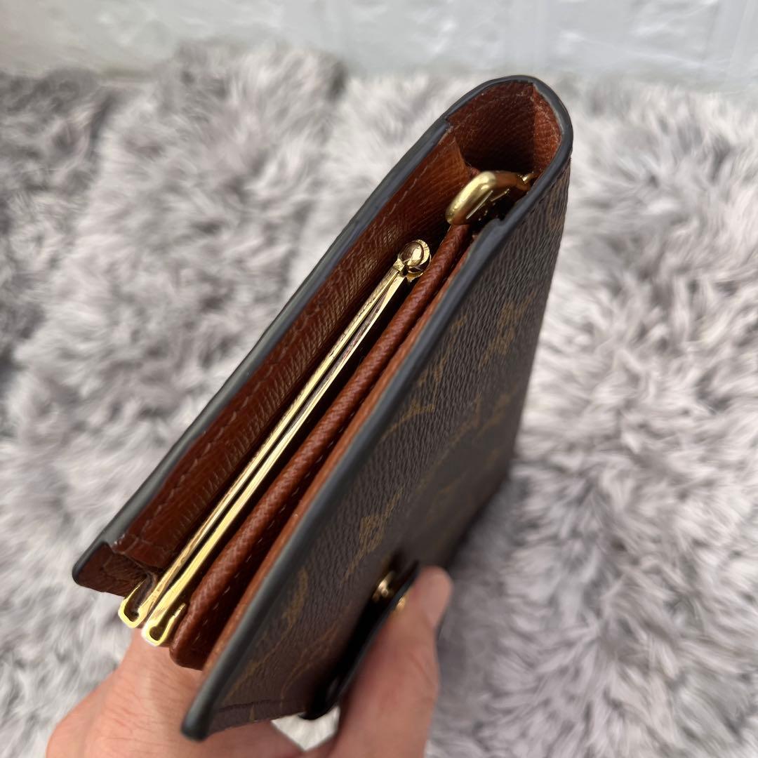 美品　ルイヴィトン　コンチネンタル　クラッチ　折り財布　がま口　モノグラム