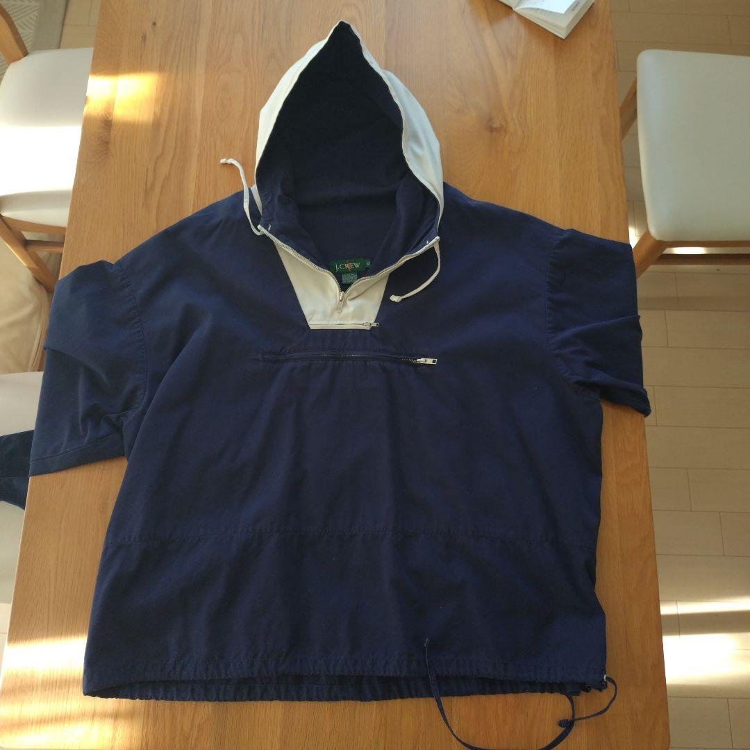 【名品】J.CREW jクルー コットン ハーフジップ アノラック パーカー