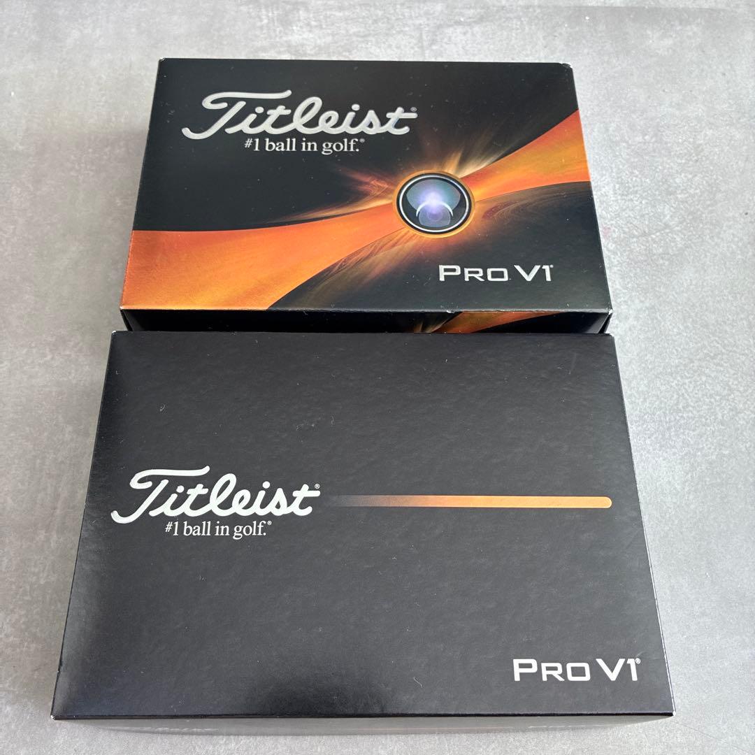 【新品】2025最新モデル　タイトリスト PRO V1ホワイト セット