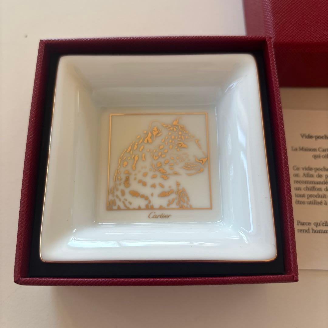 ＊希少・未使用＊Cartier カルティエ　パンテール　トレイ　小物入れ　飾り皿