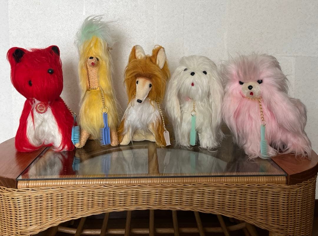 昭和レトロ　お手入れワンちゃん　他　犬　ぬいぐるみ　まとめ売り