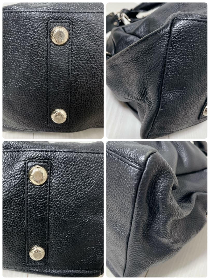 最終値下げ外装美品　MARC BY MARC JACOBS ブラックy2kシボ革