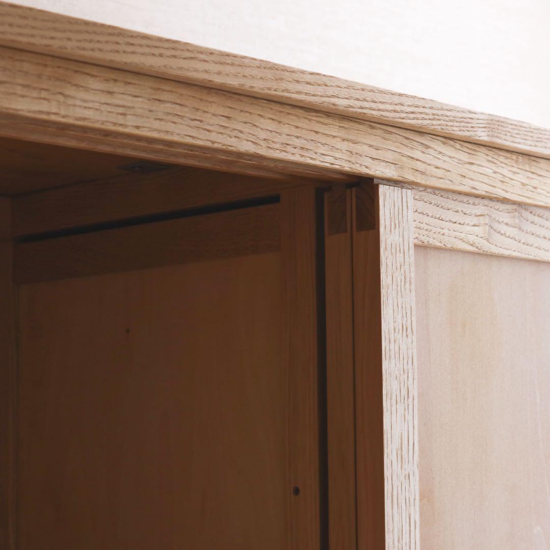 pey　栗の引き戸キャビネット