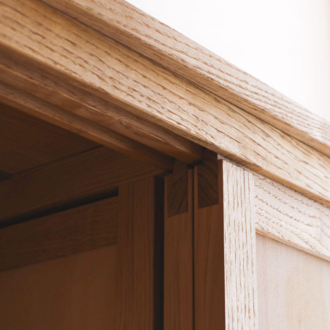 pey　栗の引き戸キャビネット