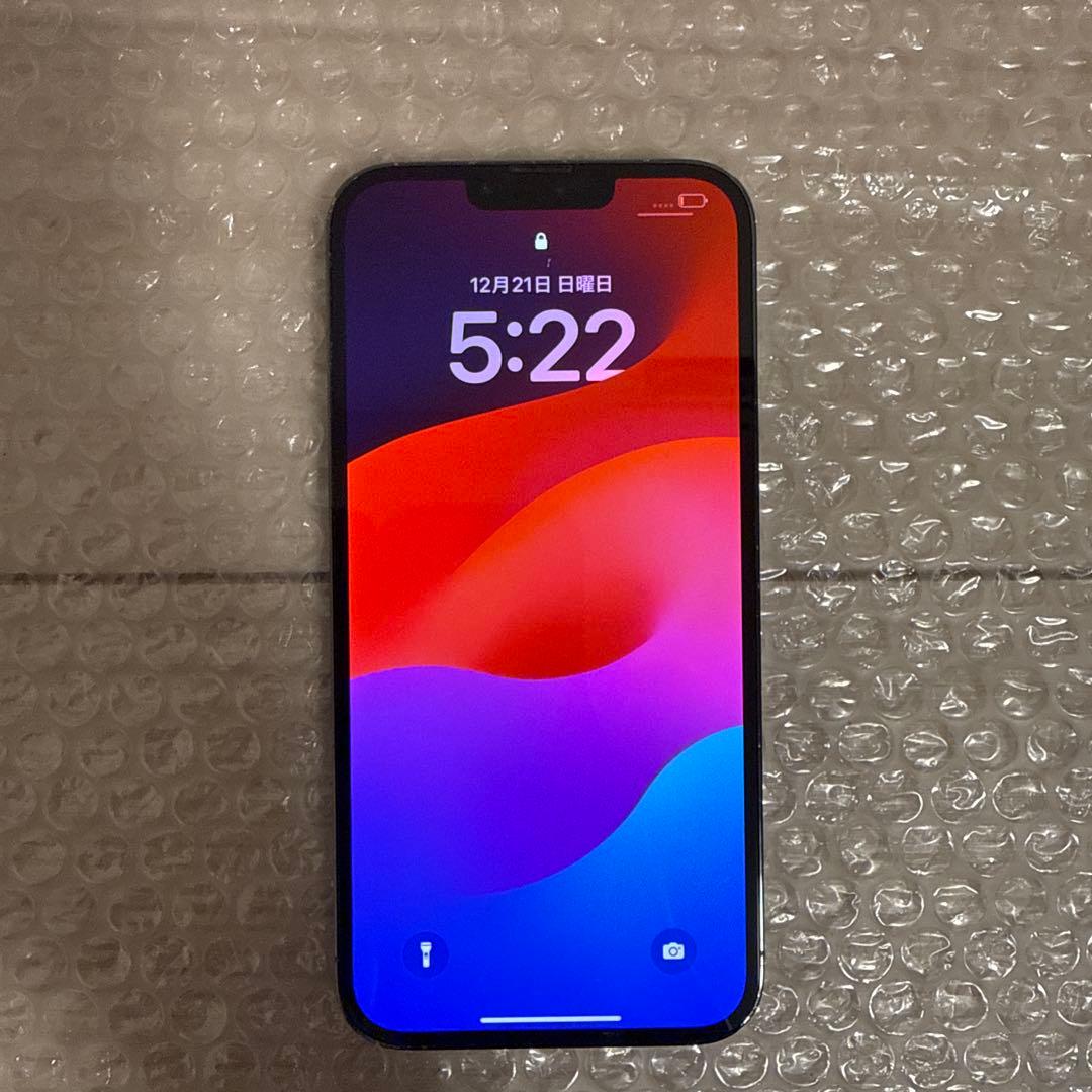 【背面割れ】【カメラ破損】iPhone 13promax 128GB