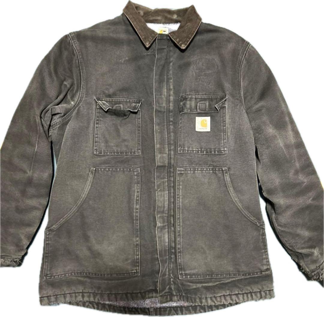 Carhartt ブラック デトロイトジャケット