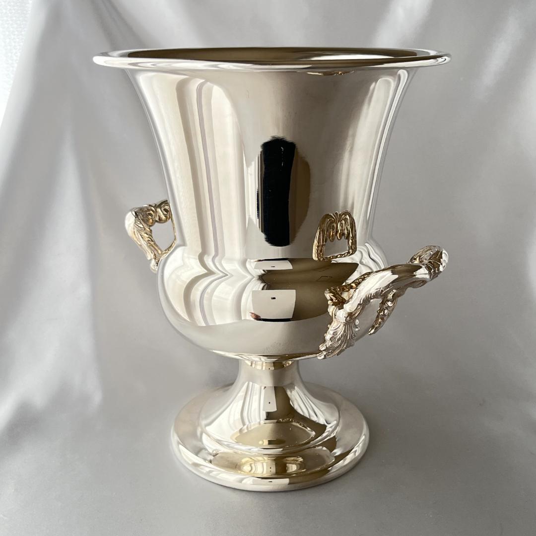 【Galleon】 ワインクーラー / シャンパンホルダー【シルバープレート】