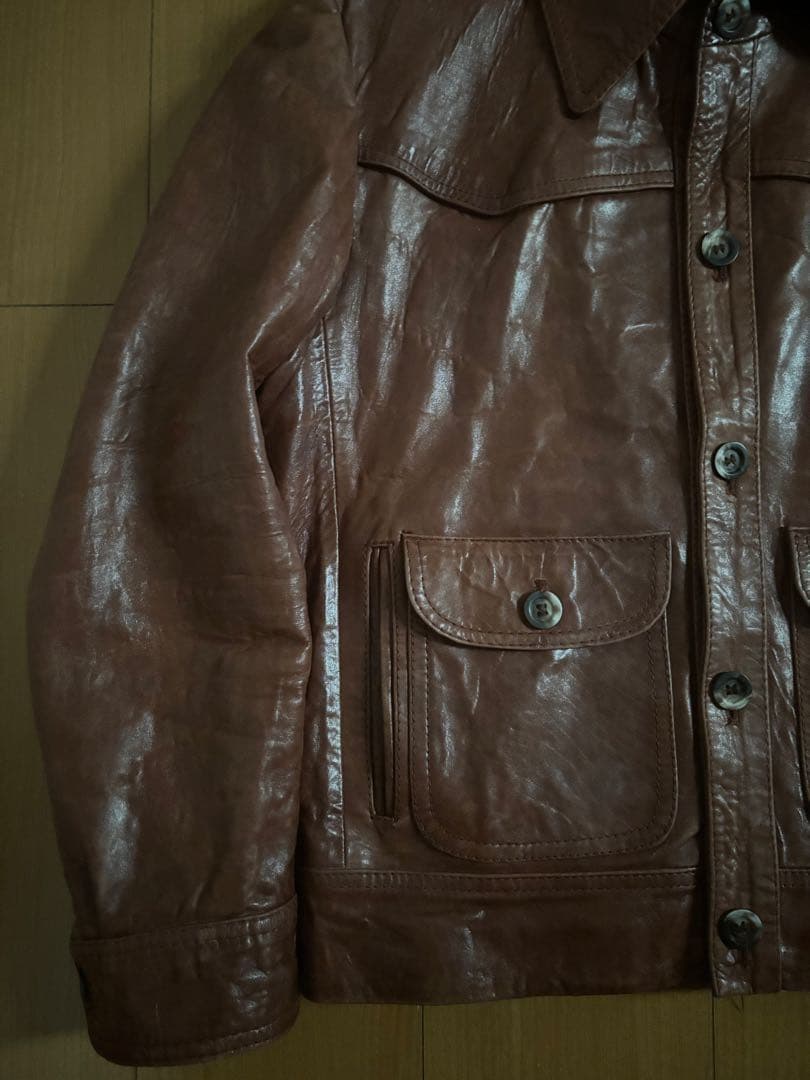 三*宅様 70's Leather jacket レザージャケット