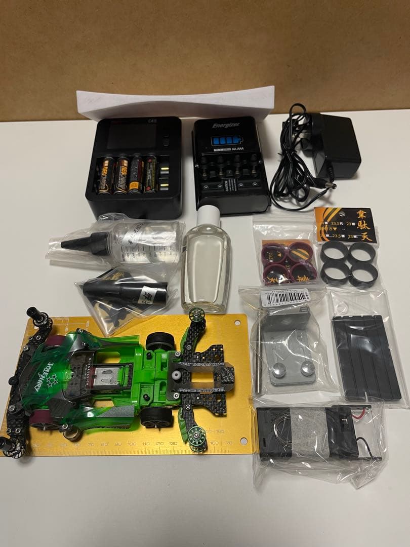 ミニ四駆 MSフレキ完成車 充電器 CNC加工ローラー まとめ売り