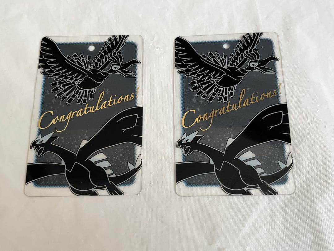 【非売品】ポケモン ホウオウ＆ルギア 殿堂入り プレート 2枚セット