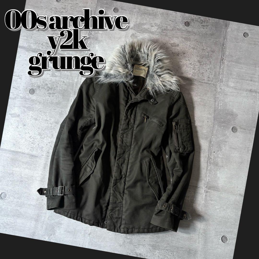 ジャケット・アウター 00s archive farjacket gimmick y2k grunge