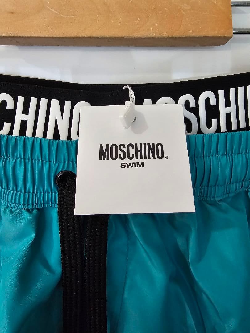 【新品未使用】MOSCHINO モスキーノ 水着 XS メンズ スイムパンツ