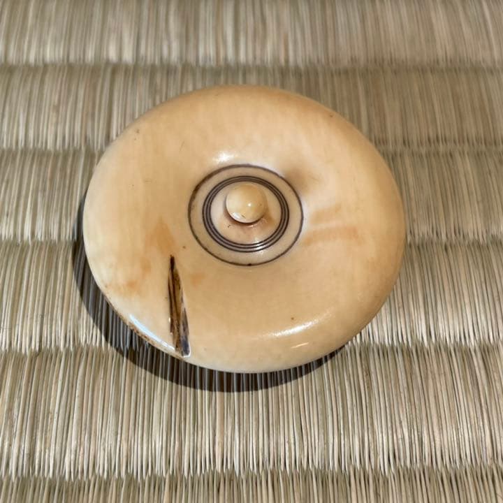 瀬戸焼茶入　鵬雲斎箱書付　仕覆2枚付