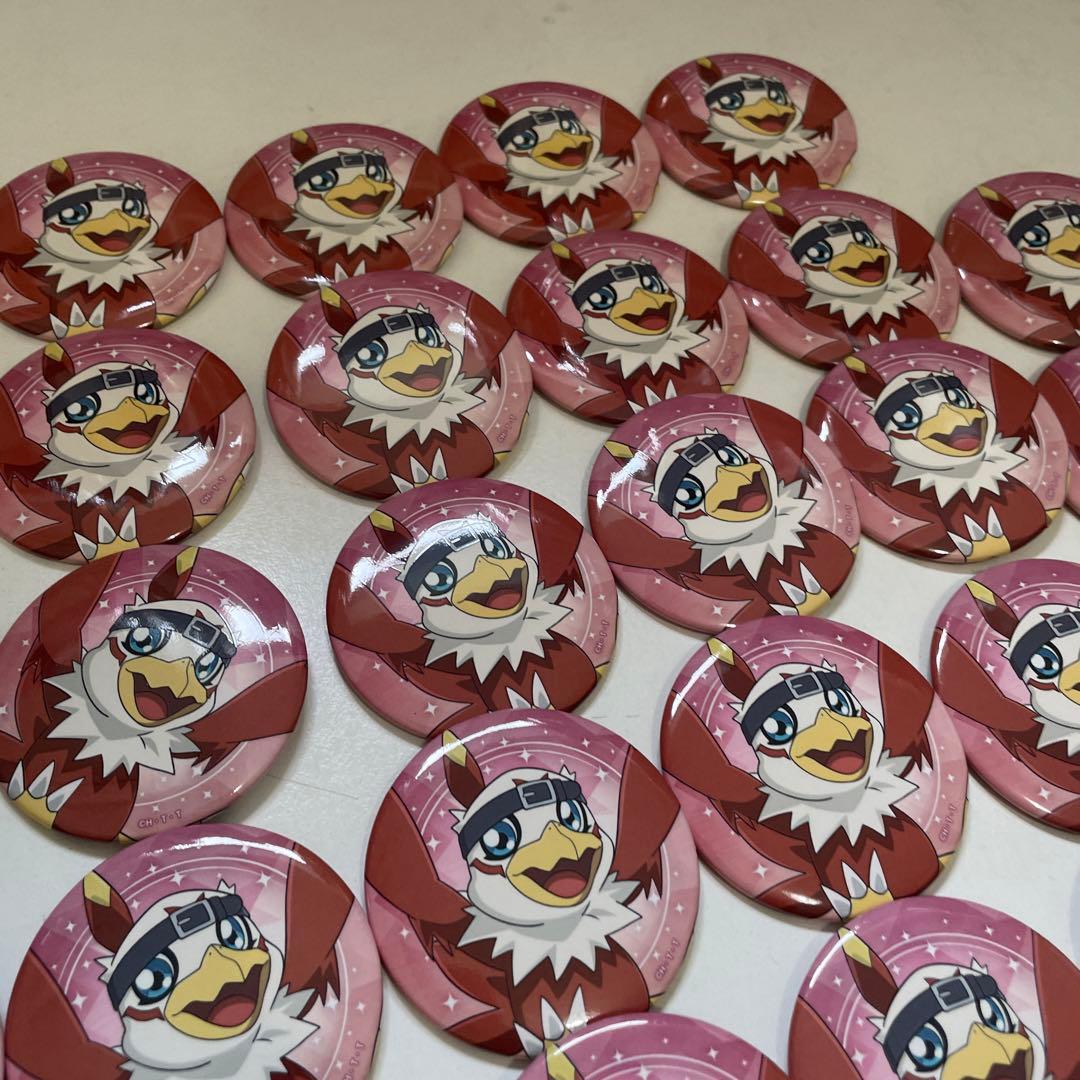 3.デジモンアドベンチャー02 新宿マルイ トレーディング缶バッジ ホークモン