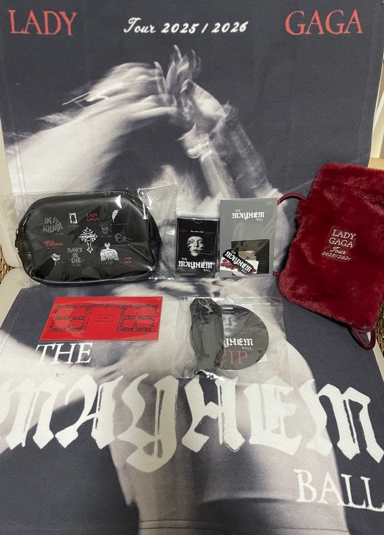 Lady Gaga VIP GOLD グッズ　セット
