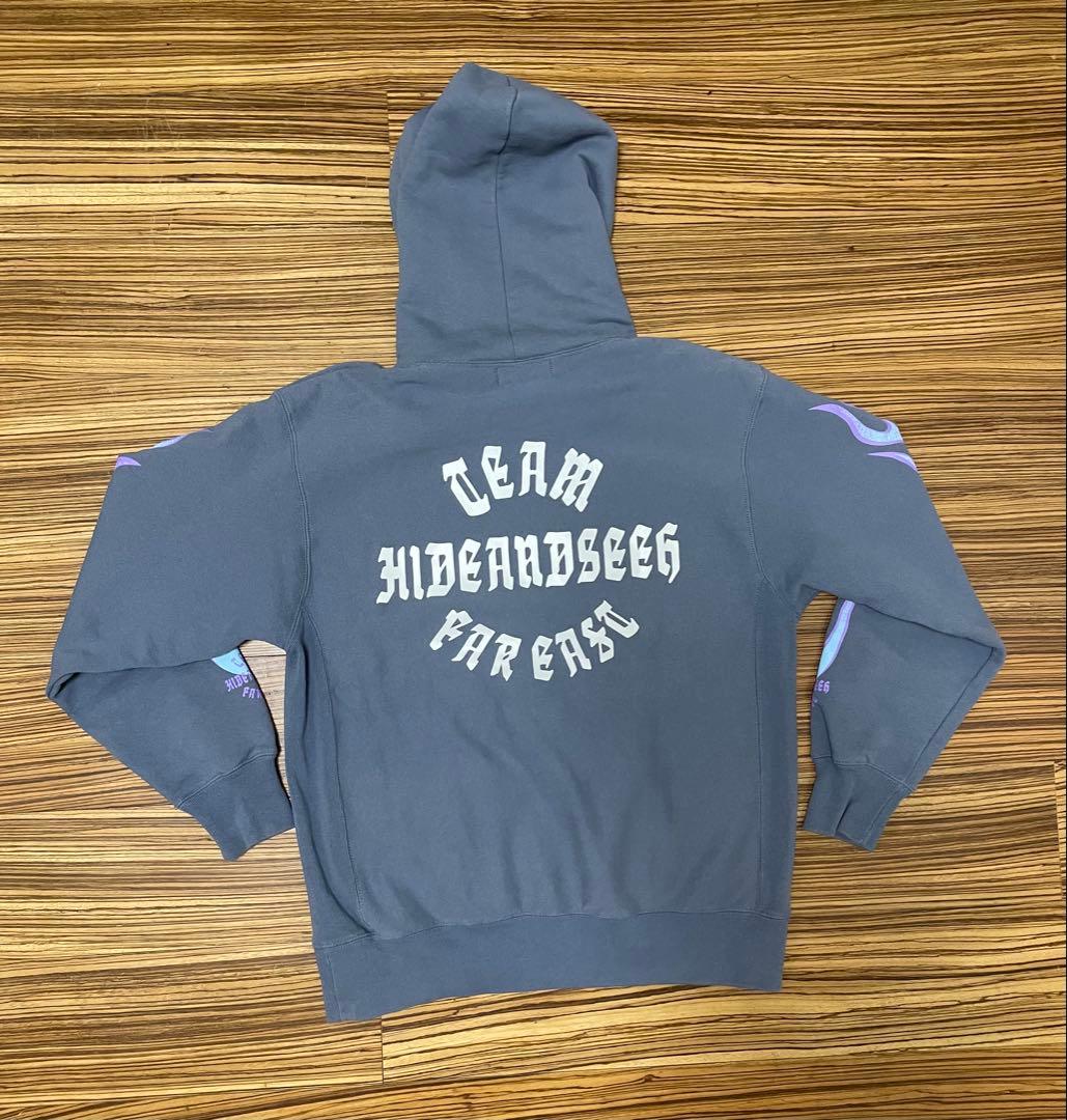 22AW ハイドアンドシークHIDEANDSEEKフレイムパーカー キムタク着