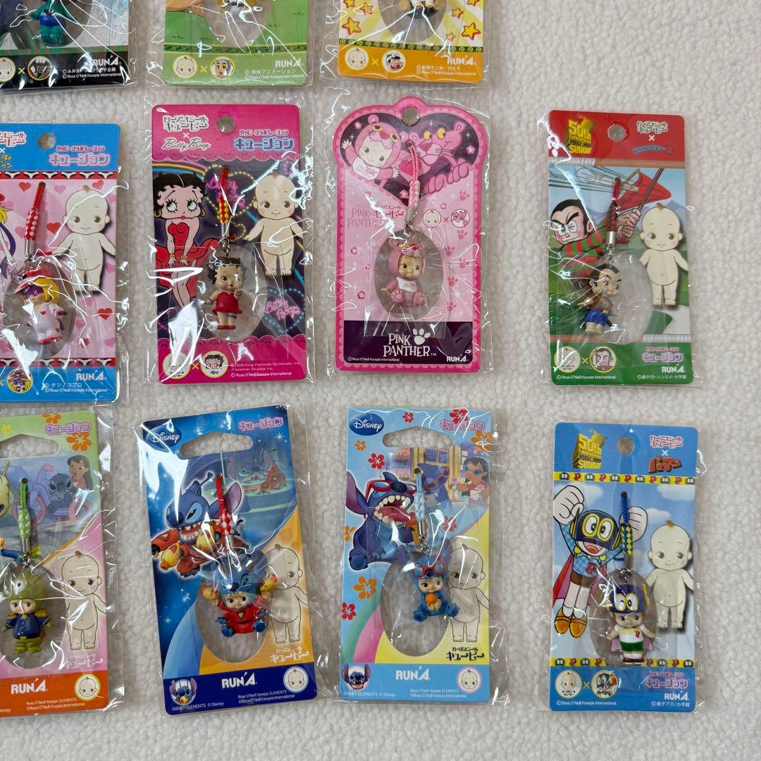 キュージョン　キューピー　いろいろ　まとめ　ディズニー　など　根付け