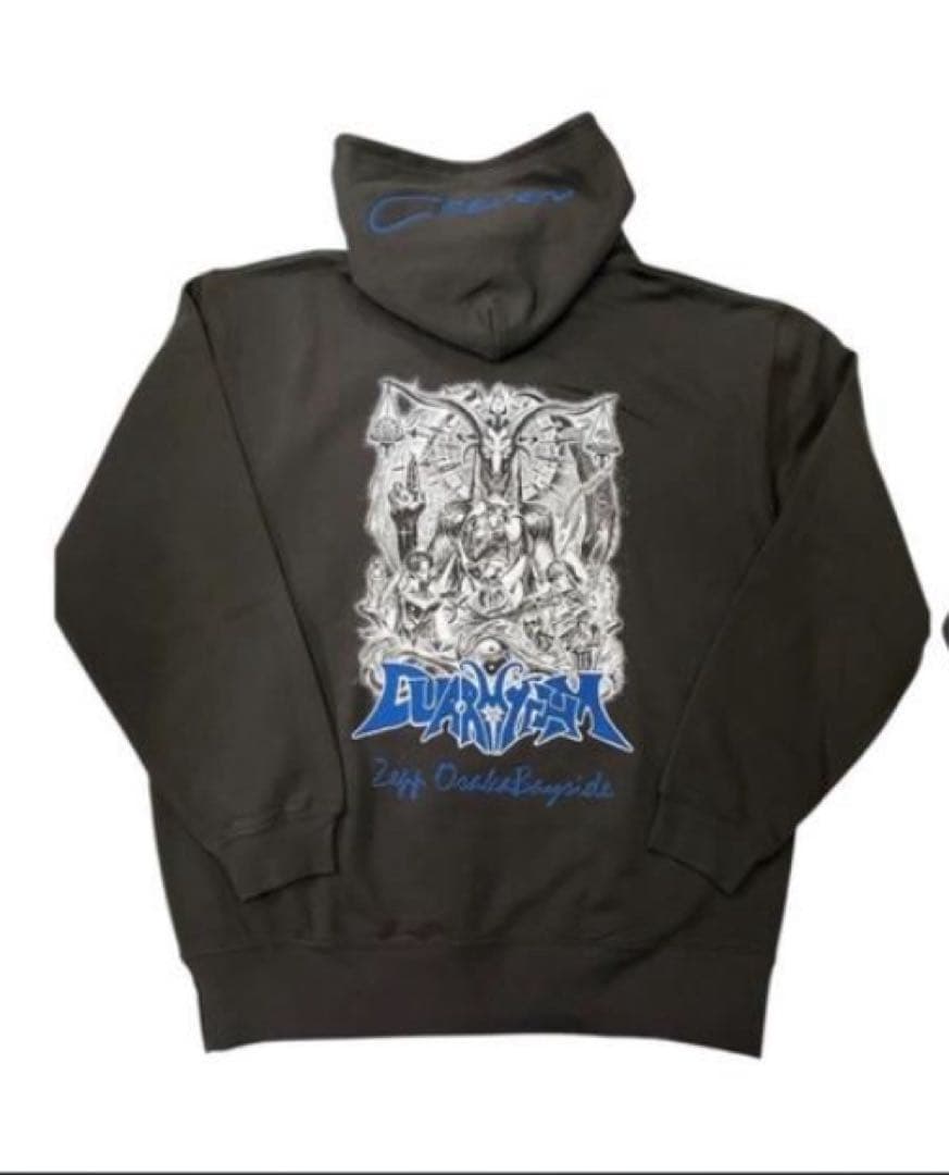 デュアリズムChevonパーカー青L