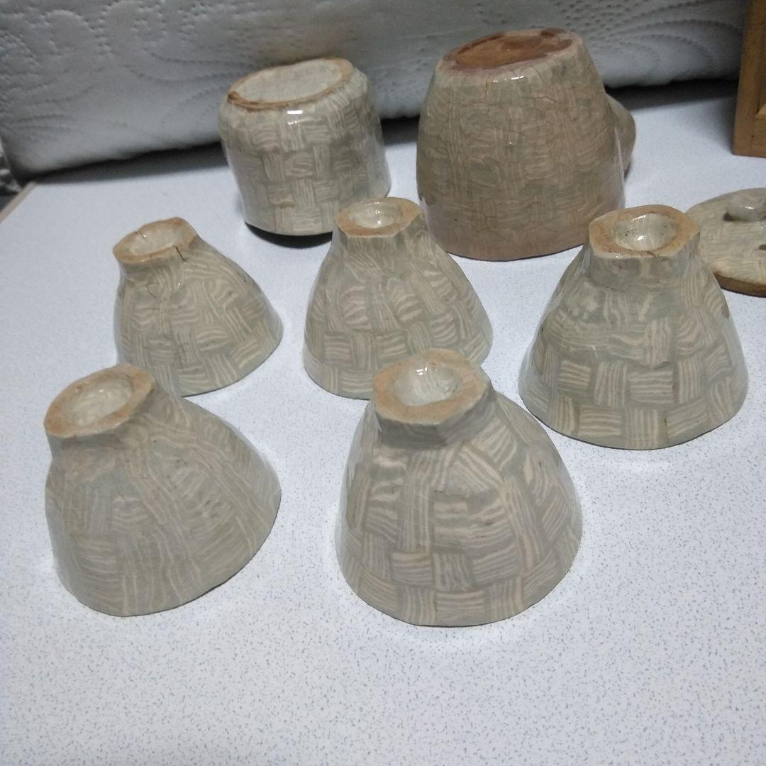 宝瓶 急須練り上げ手内田泰秀