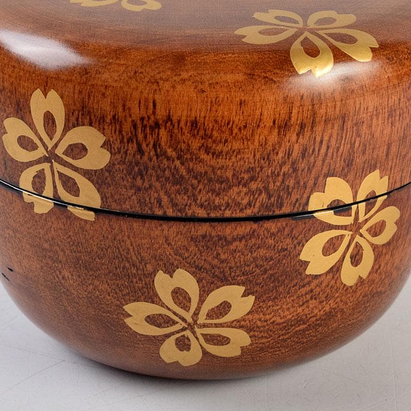 茶道具　前畑峰春作　淡々斎好　大堰川平棗　共箱　V　8987