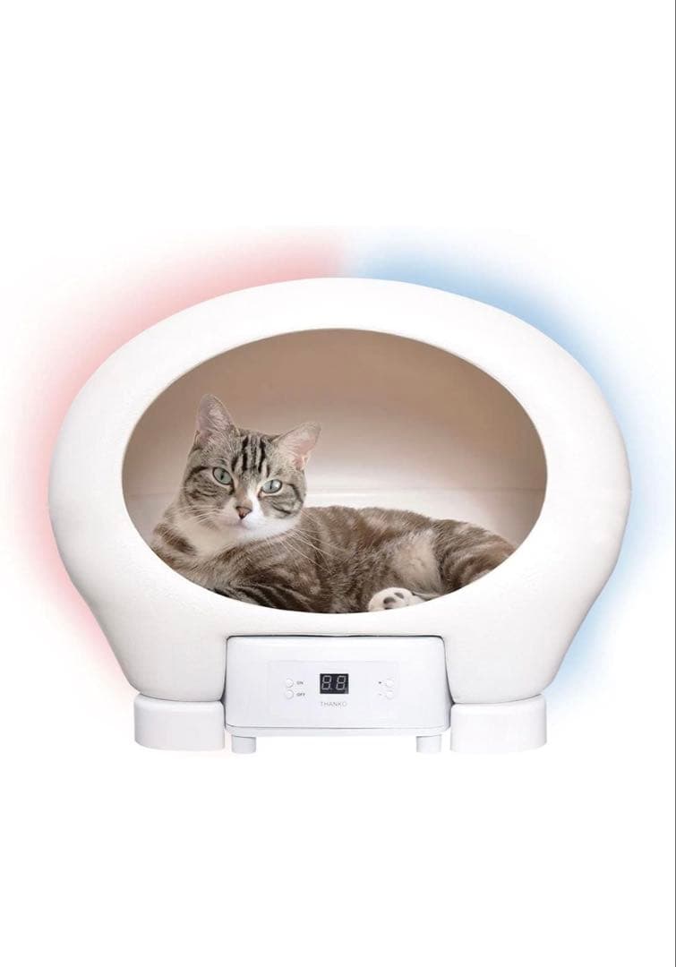 THANKO 冷温ヒーター付きペットハウス 【アニマルカプセルホテル】2個セット