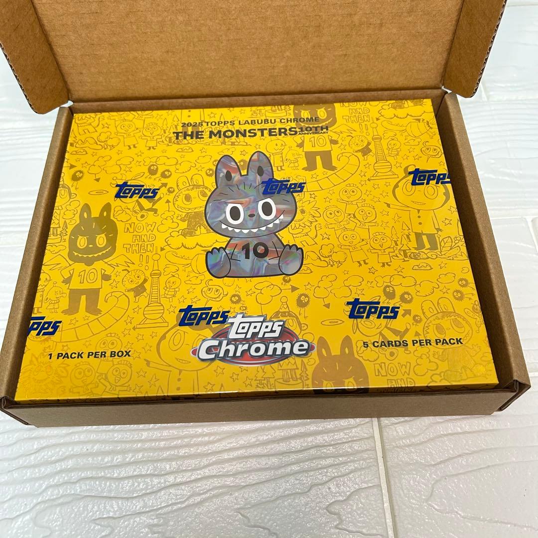 【新品未開封】Topps Chrome 10周年記念ボックス ラブブ 1BOX