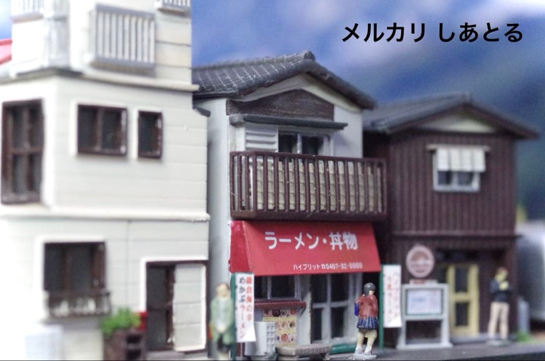 江ノ電 行合川鉄橋 鉄道ジオラマ展示台 Nゲージ 鉄コレ 鉄道模型 ジオコレ