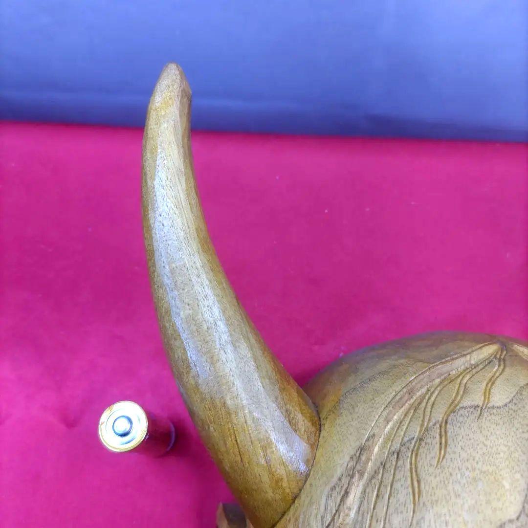 般若　お面　木製　鬼面　魔除け　縁起物　能面　神楽面　③