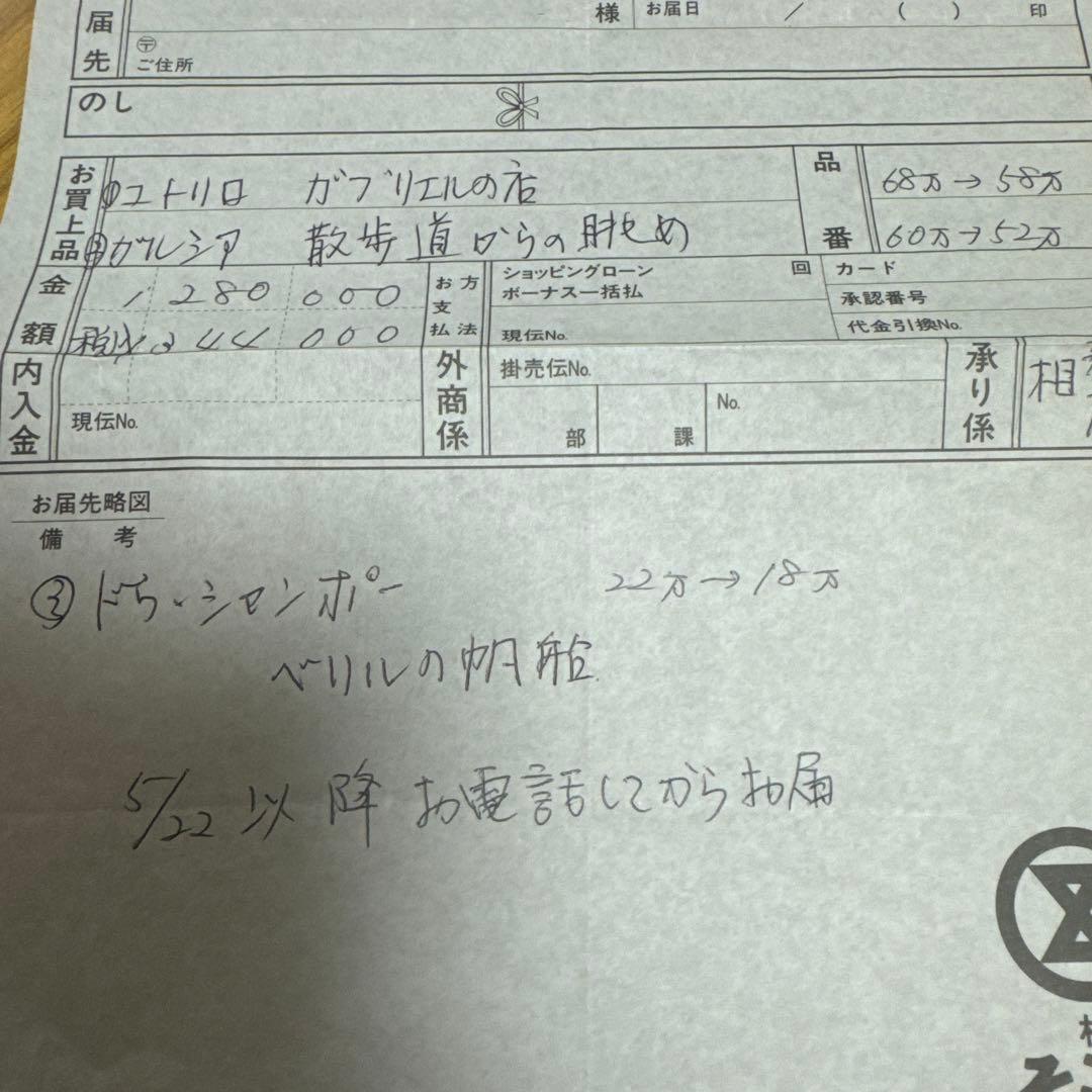 Paco Garcia Original Painting 散歩道からの眺め