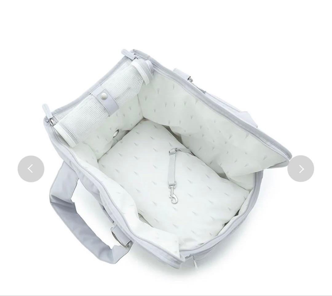 新品同様【ジェラートピケ/gelatopique】キルティングキャリーバッグ