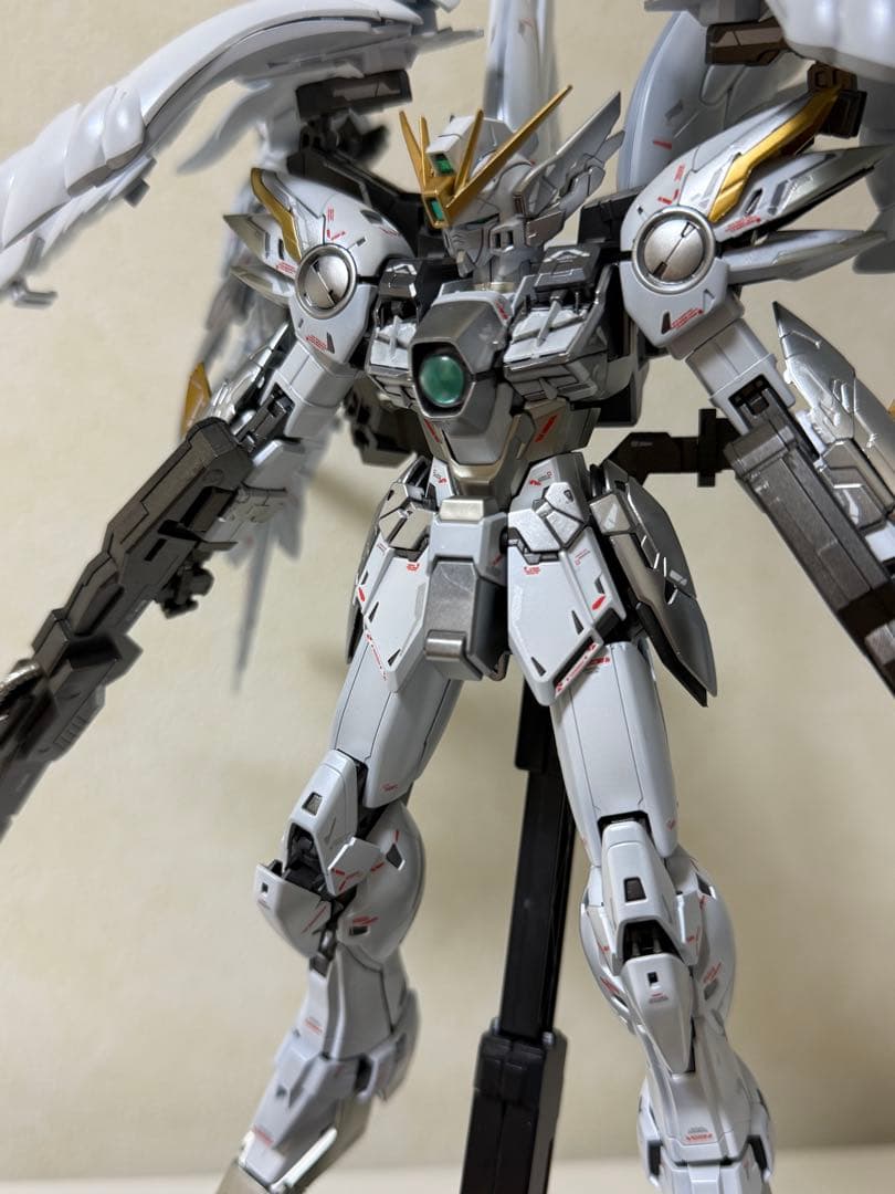 【完成品】MGウイングガンダムゼロEWver.Kaスノーホワイトプレリュード