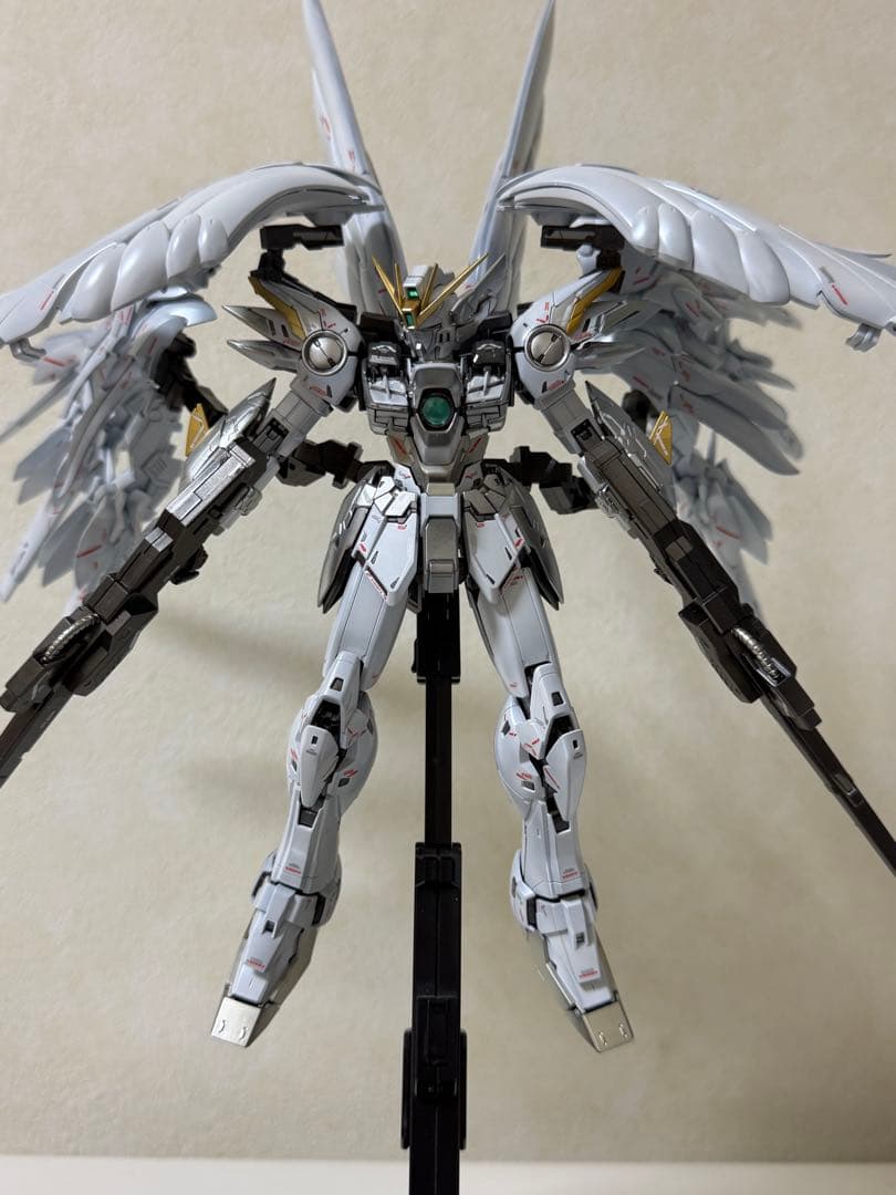 【完成品】MGウイングガンダムゼロEWver.Kaスノーホワイトプレリュード