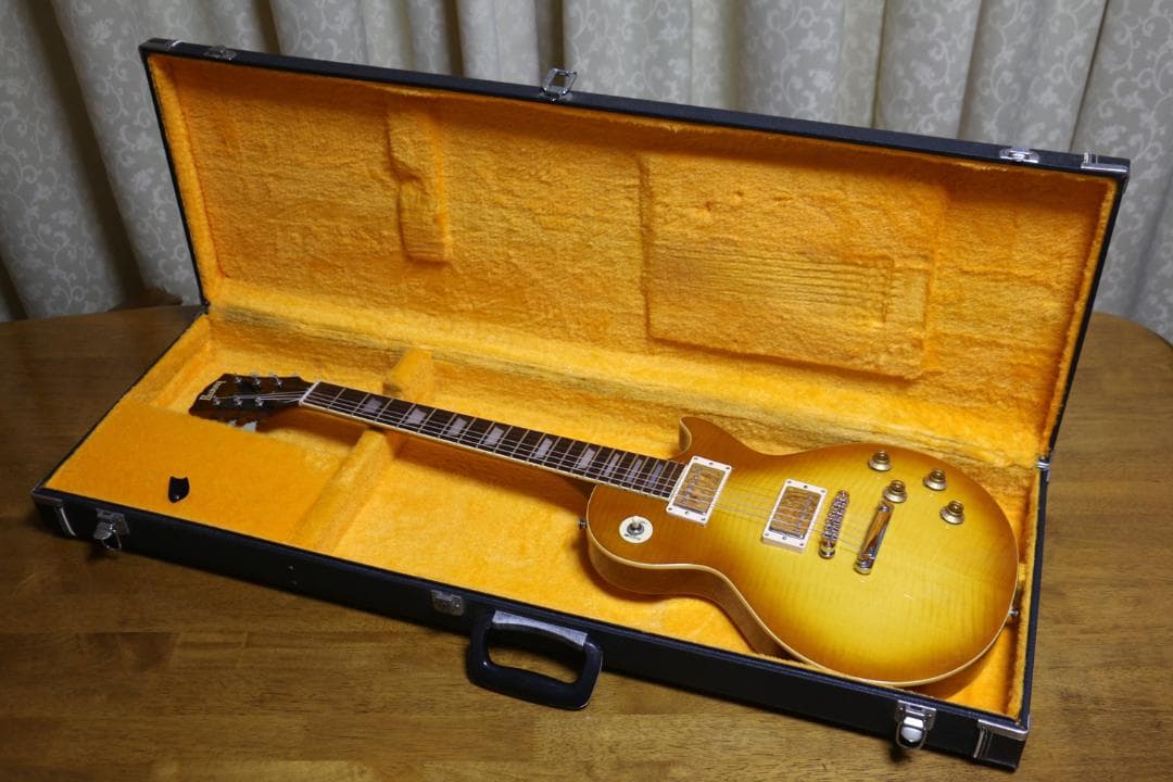 BURNY バーニー Super Grade レスポール ギター ハードケース付