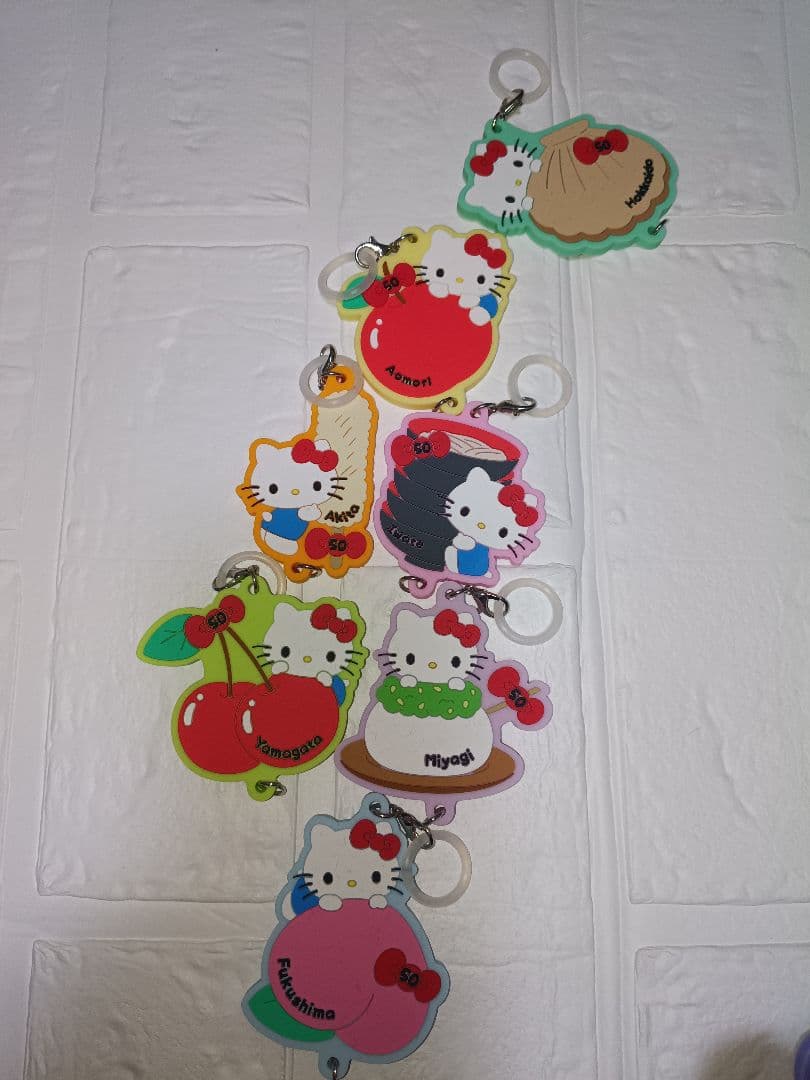 ハローキティ ラバーストラップ 47都道府県コンプリート