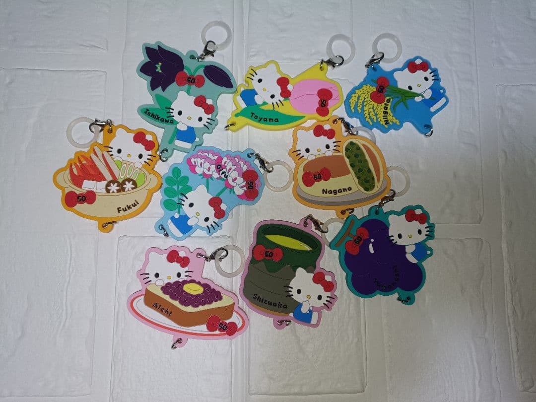 ハローキティ ラバーストラップ 47都道府県コンプリート