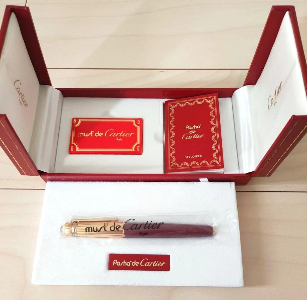 新品同様 Cartier パシャ ドゥ カルティエ 18K ゴールド 万年筆