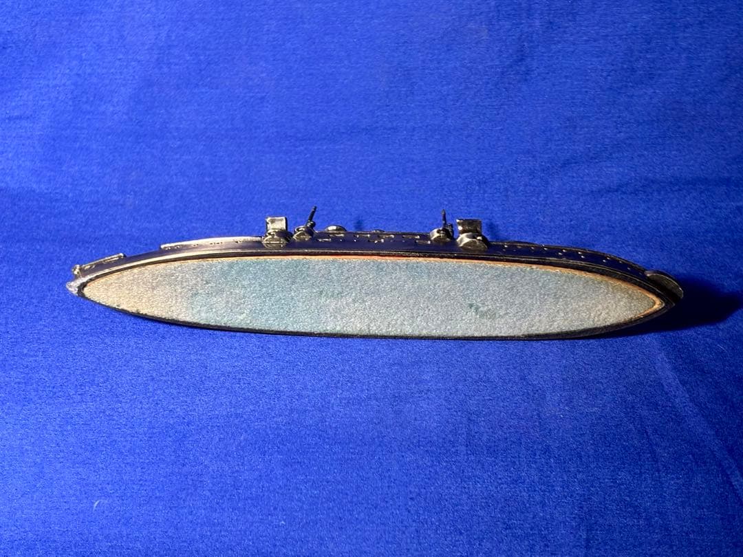 極美 絶版希少品 三笠保存會 戦艦三笠 文鎮 置物 模型 日本海軍 軍艦 東郷