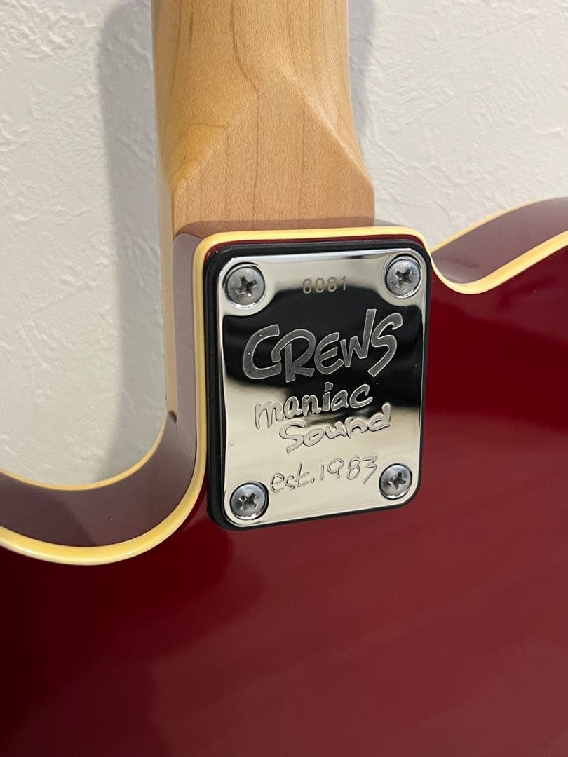 Crews テレキャスター　ギグバッグ付 キャンディアップルレッド