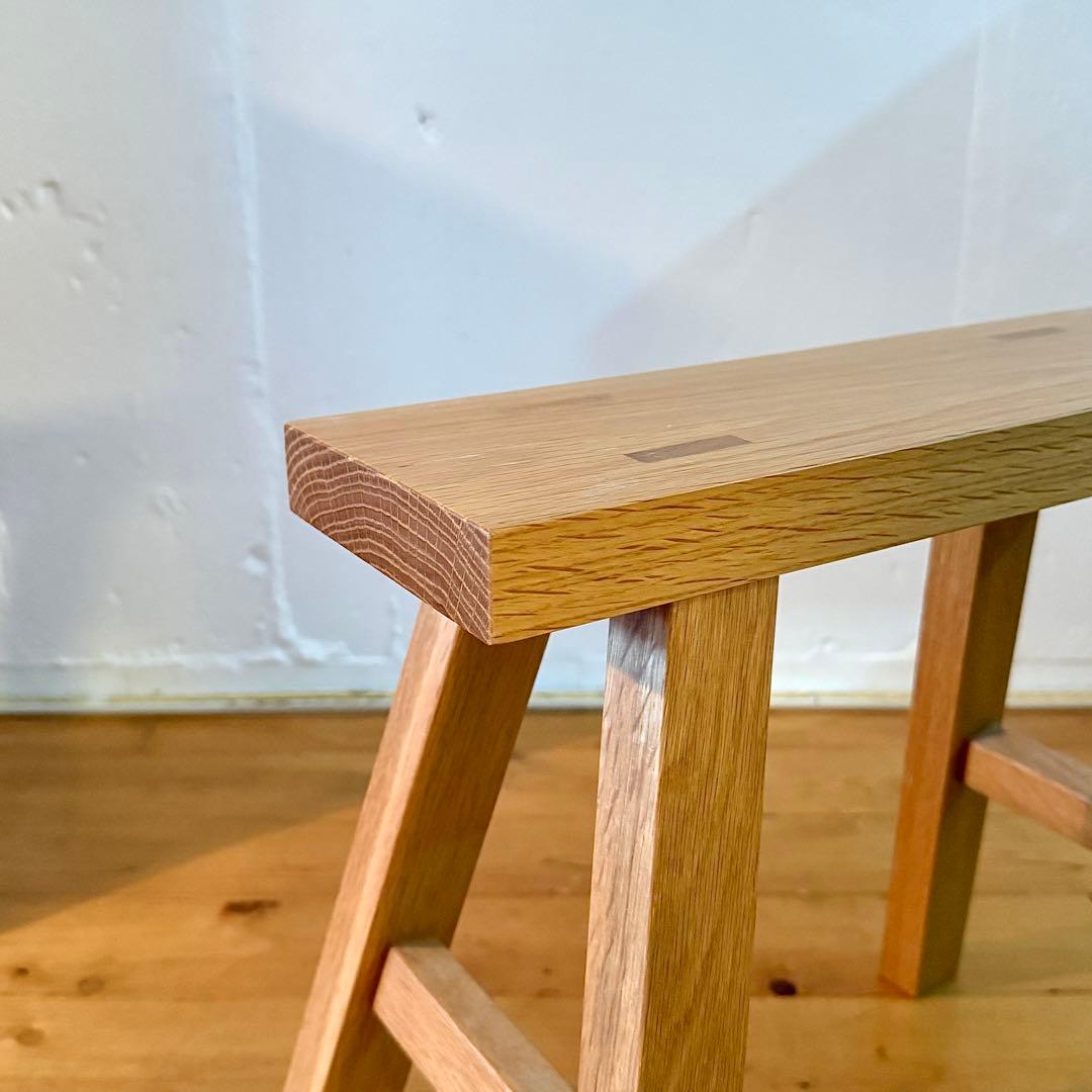 無印良品　無垢オーク材 ベンチ・小