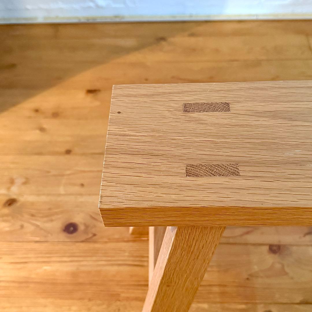 無印良品　無垢オーク材 ベンチ・小